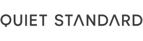 The wordmark logo of 'QUIET STANDARD' appears in dark gray.